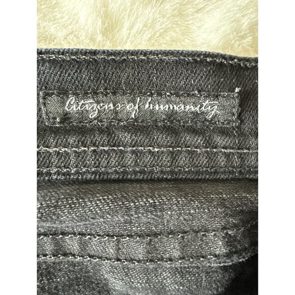 Citizens of Humanity Women’s Jeans Size 28 Black Slim Straight Stretch Denim - Picture 9 of 13